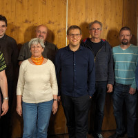 Neugewählter Vorstand des SPD-Ortsverein Ingolstadt Süd (von links nach rechts): Rainer Schmid, Quirin Witty, Monika Spinnler, Manfred Spinnler, Michael Bley, Franz Weiß, Werner Rupp, Michael Schwenkert – nicht im Bild: Gürkan Yaman